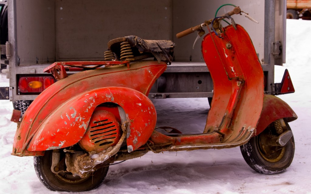 På väg hem till mamma